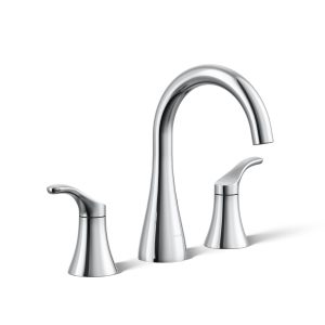 Simplice Widespread bathroom sink faucet, 1.2 gpm - K-27390-4-CP