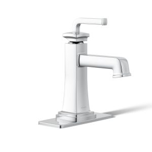 Riff Single-handle bathroom sink faucet, 1.2 gpm - K-27400-4-CP