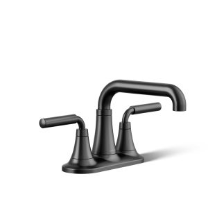 Tone Centerset bathroom sink faucet, 1.2 gpm - K-27414-4-BL