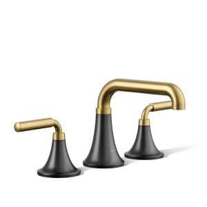 Tone Widespread bathroom sink faucet, 1.0 gpm - K-27416-4K-BMB