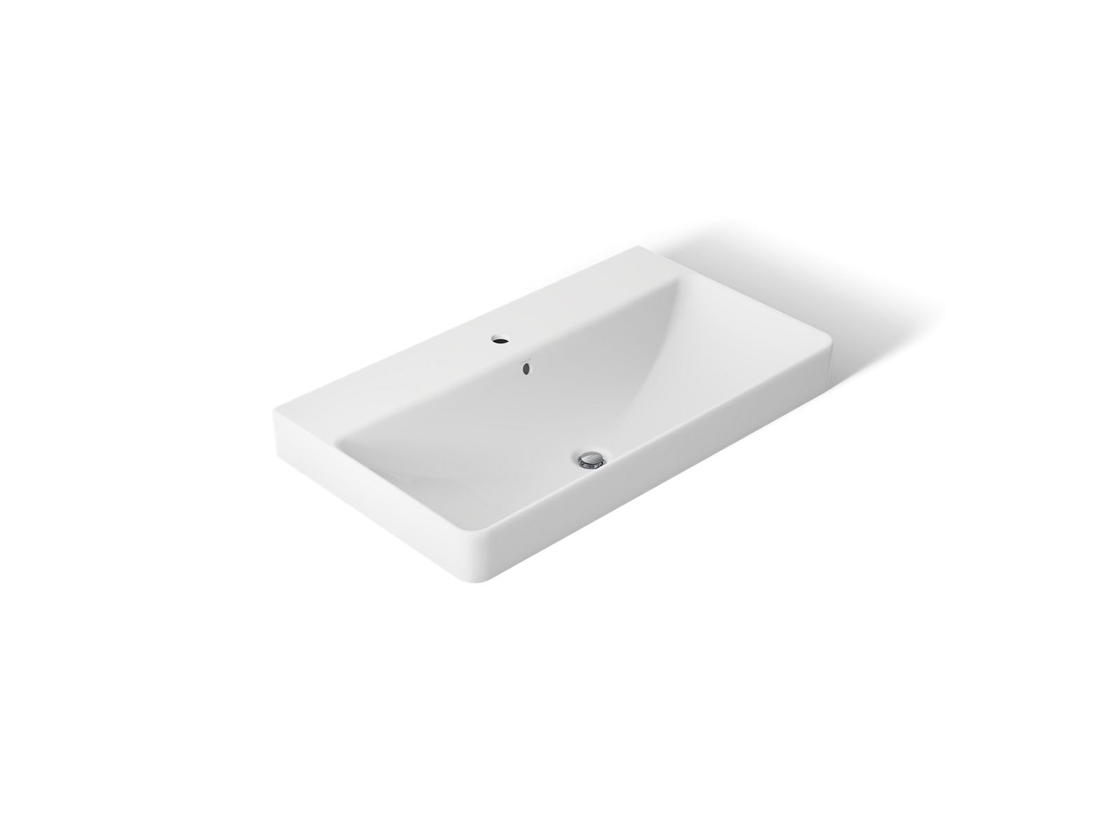 Vox 35-1/2" rectangular vessel bathroom sink - K-2749-1-0