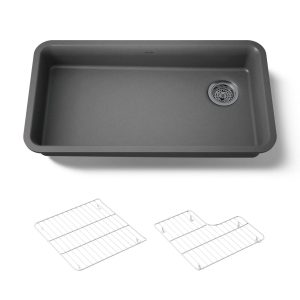 Cairn 33" undermount single-bowl kitchen sink - K-27785-CM7
