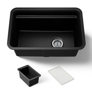 Cairn 27-1/2" undermount single-bowl utility sink - K-27787-CM1