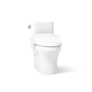 Spacity Hidden cord one-piece compact elongated toilet with skirted trapway, 1.28 gpf - K-28020-HC-0