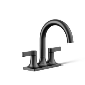 Venza Centerset bathroom sink faucet, 1.0 gpm - K-28124-4K-BL