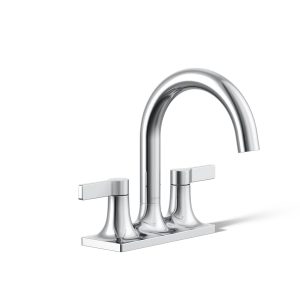 Venza Centerset bathroom sink faucet, 1.2 gpm - K-28124-4-CP