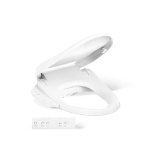 PureWash E725 Elongated bidet toilet seat with remote control - K-28229-0