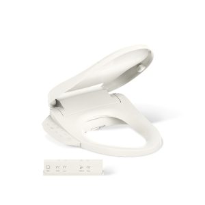 PureWash E725 Elongated bidet toilet seat with remote control - K-28229-96