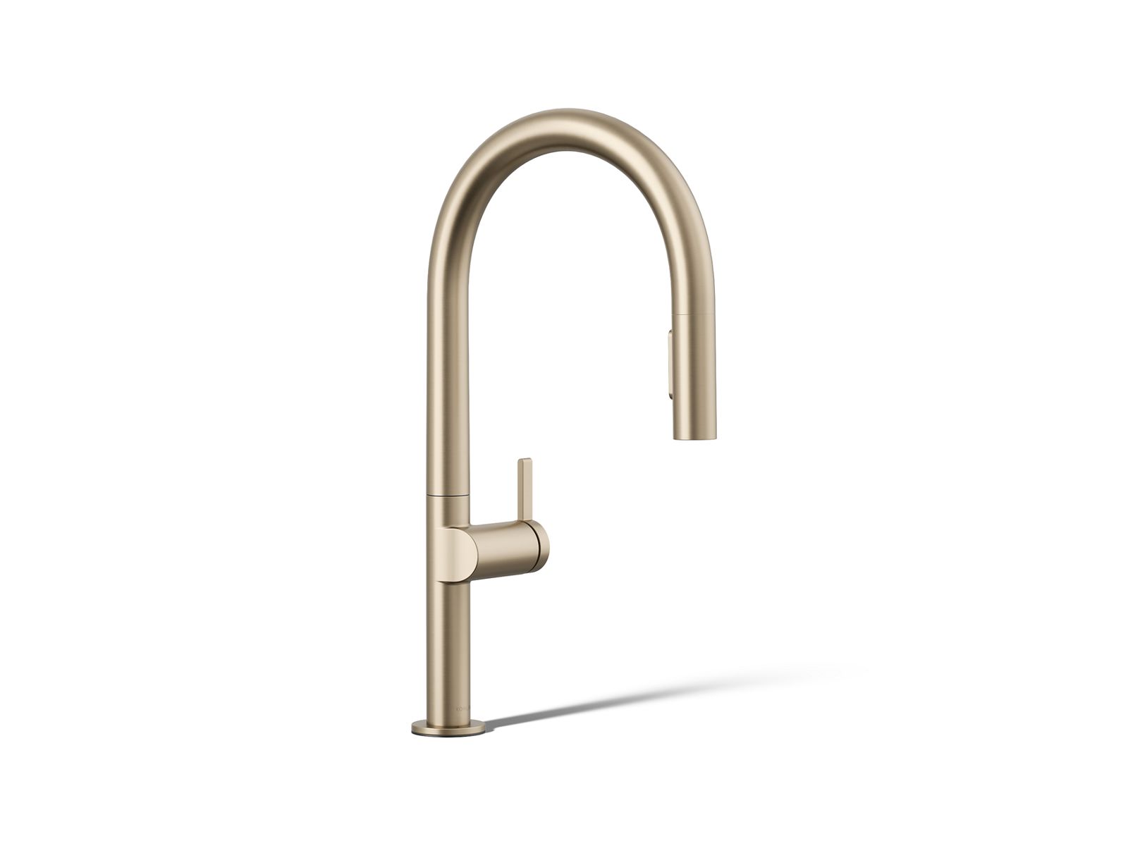 Components Pull-down kitchen sink faucet with two-function sprayhead - K-28268-BV