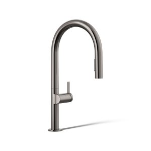Components Pull-down kitchen sink faucet with two-function sprayhead - K-28268-TT