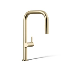Components Pull-down kitchen sink faucet with two-function sprayhead - K-28269-AF