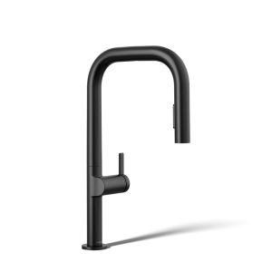 Components Touchless pull-down kitchen sink faucet with two-function sprayhead - K-28271-RT2-BL