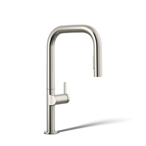 Components Touchless pull-down kitchen sink faucet with two-function sprayhead - K-28271-RT2-SN