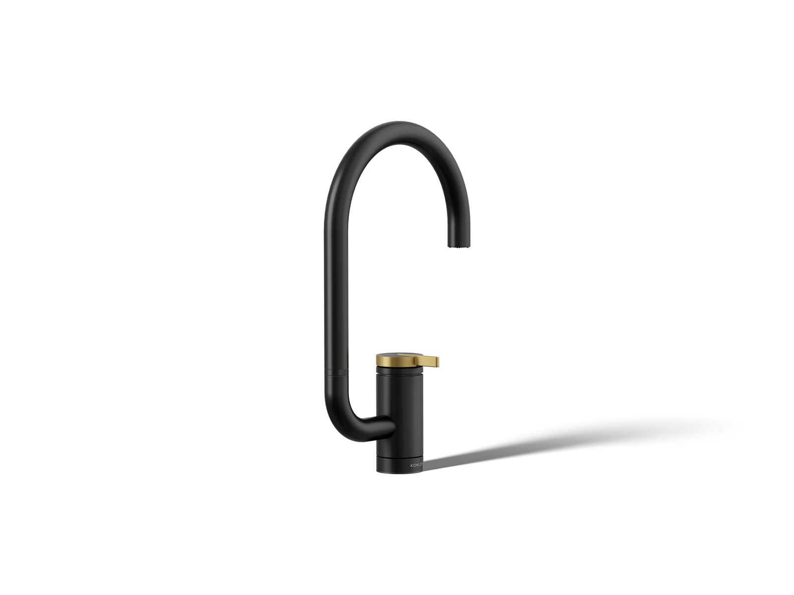 Components Single-handle bar sink faucet with two-function extended-reach spout - K-28277-BMB