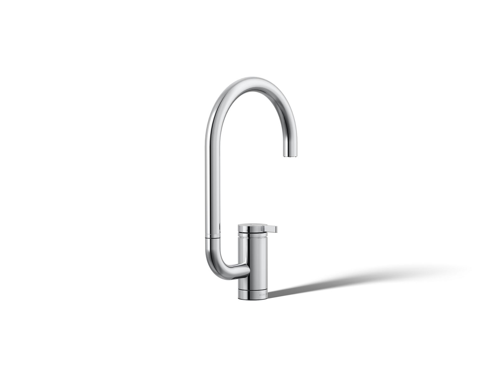Components Single-handle bar sink faucet with two-function extended-reach spout - K-28277-CP