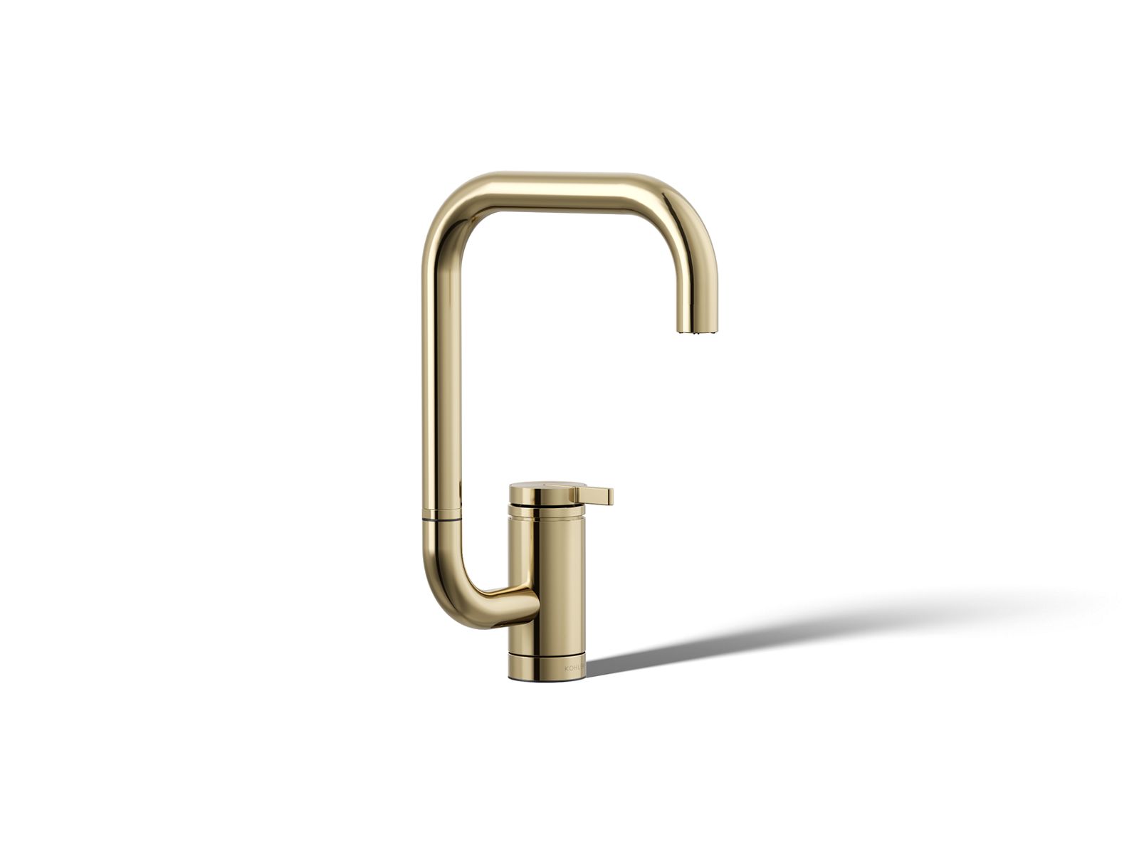 Components Single-handle bar sink faucet with two-function extended-reach spout - K-28290-AF