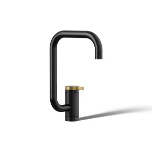 Components Single-handle bar sink faucet with two-function extended-reach spout - K-28290-BMB