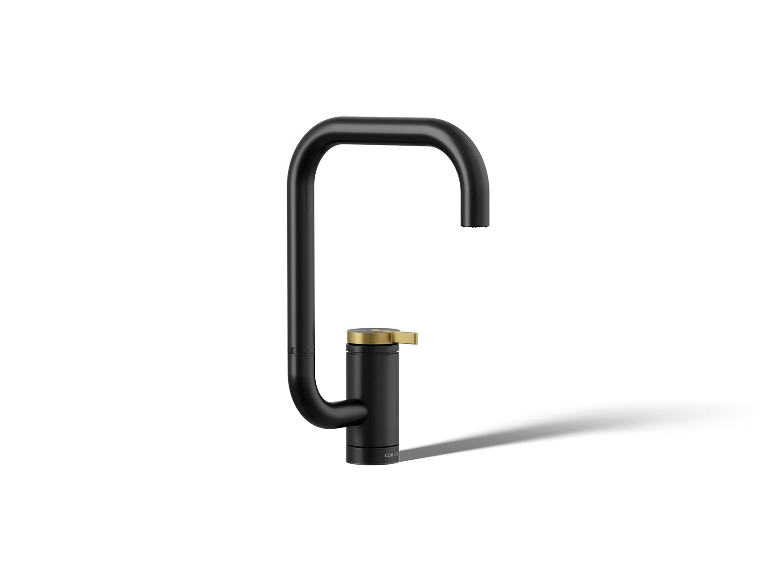 Components Single-handle bar sink faucet with two-function extended-reach spout - K-28290-BMB