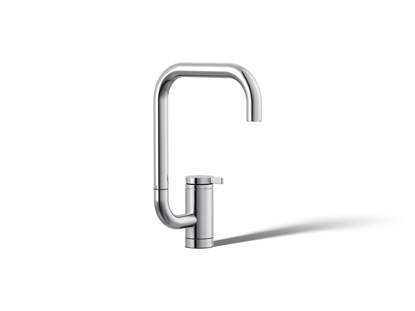 Components Single-handle bar sink faucet with two-function extended-reach spout - K-28290-CP