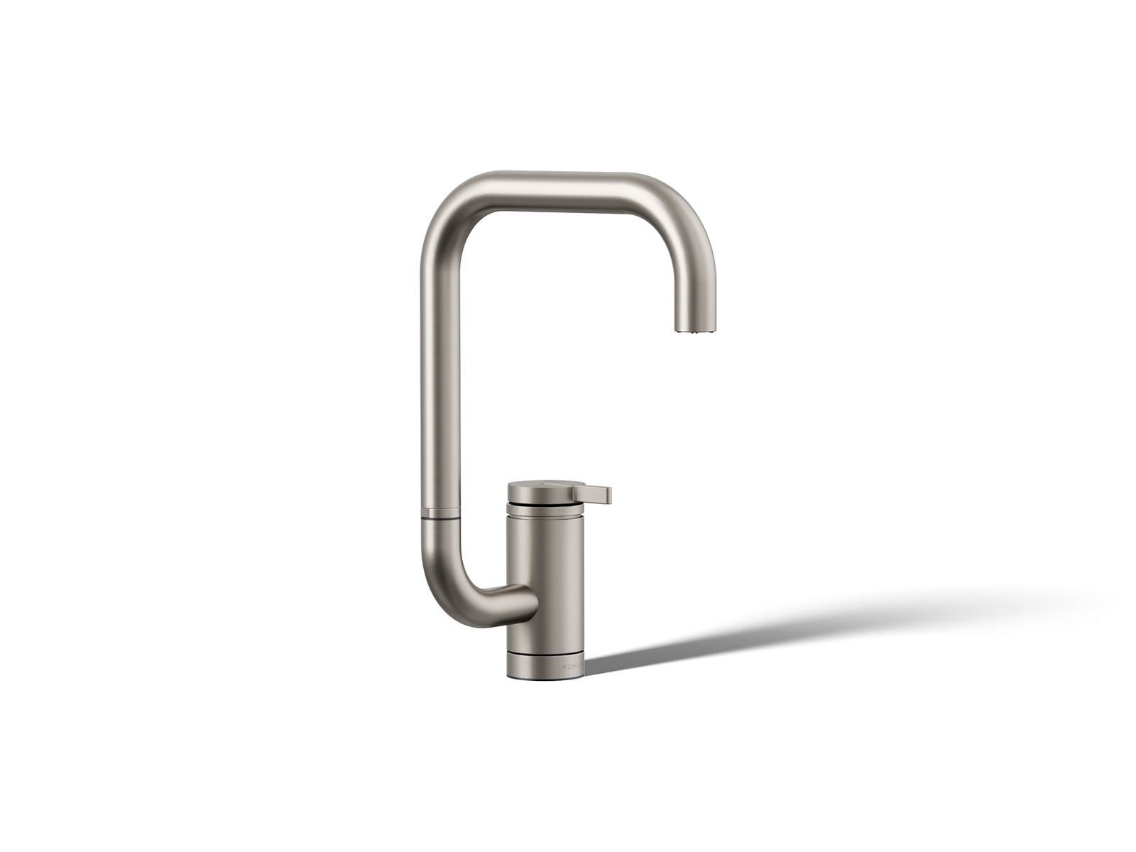 Components Single-handle bar sink faucet with two-function extended-reach spout - K-28290-VS