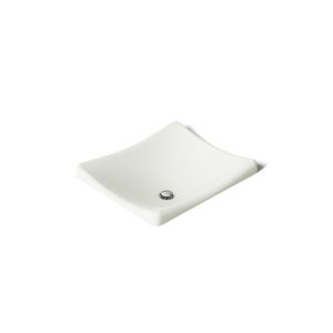 DemiLav 18-1/4" rectangular vessel bathroom sink, no overflow - K-2833-NY