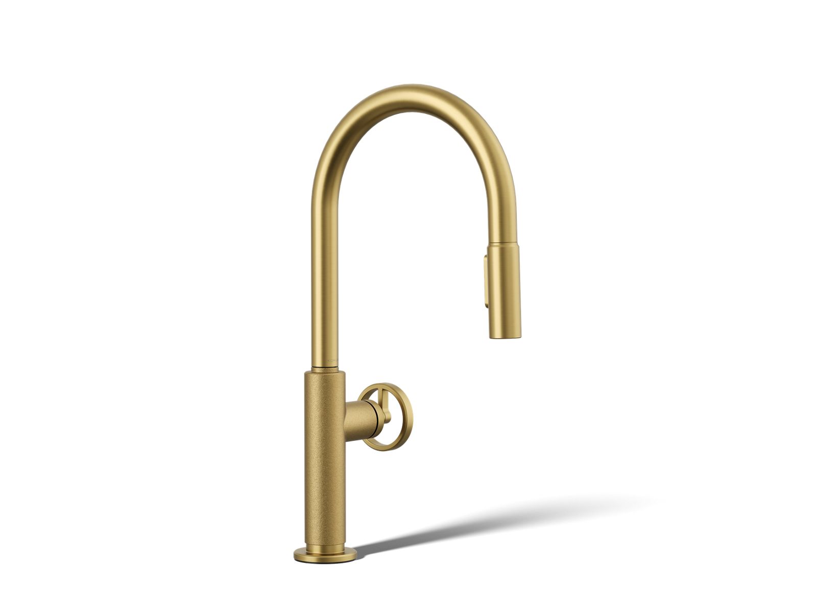 Billet Pull-down kitchen sink faucet with two-function sprayhead - K-28669-9-2MB