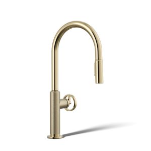 Billet Pull-down kitchen sink faucet with two-function sprayhead - K-28669-9-AF