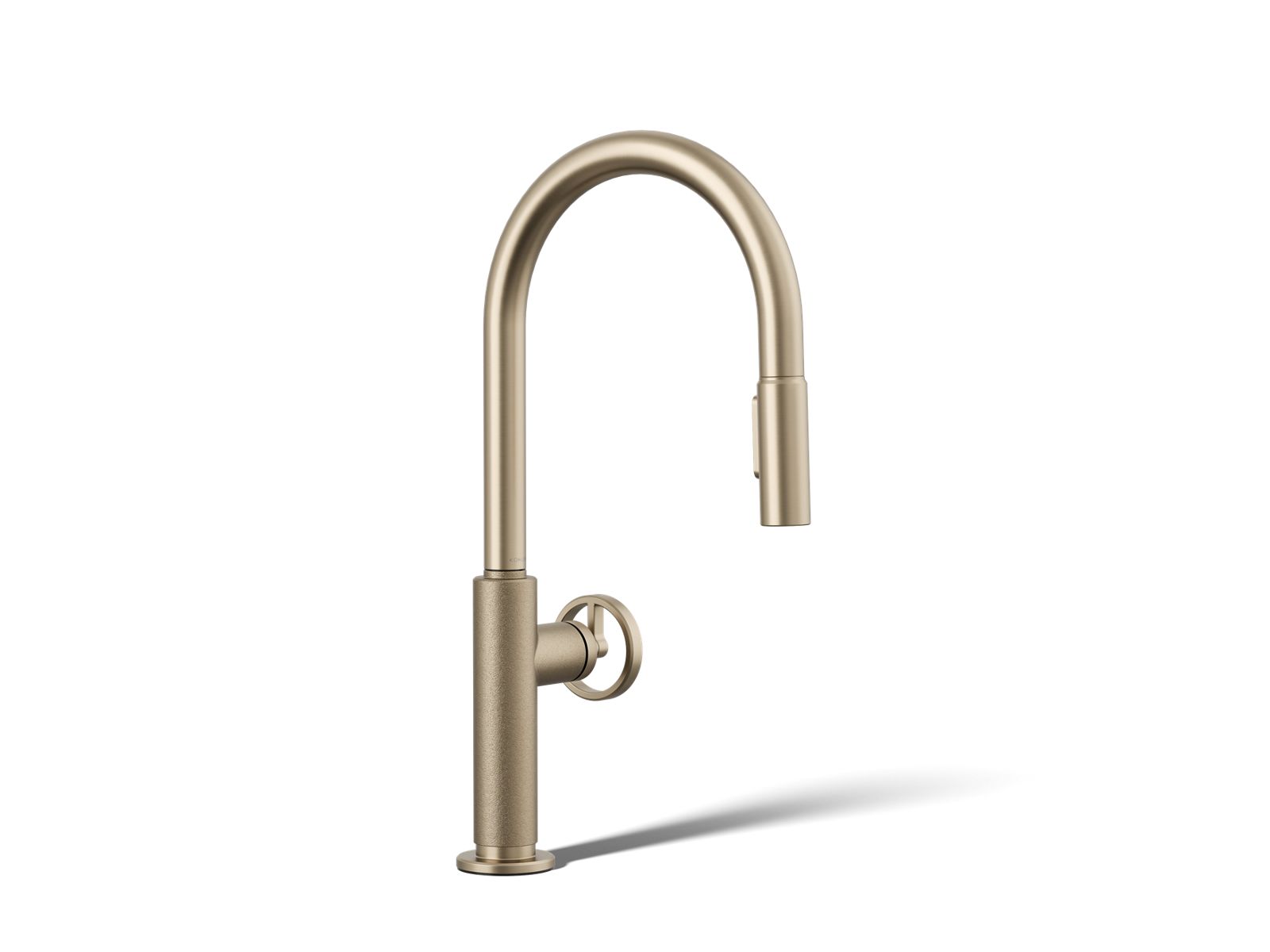 Billet Pull-down kitchen sink faucet with two-function sprayhead - K-28669-9-BV