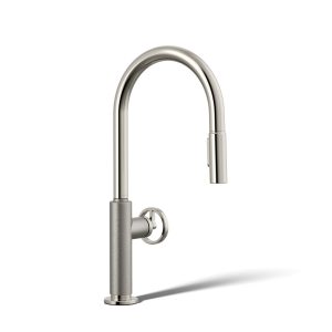 Billet Pull-down kitchen sink faucet with two-function sprayhead - K-28669-9-SN