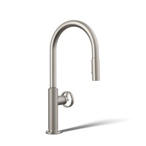 Billet Pull-down kitchen sink faucet with two-function sprayhead - K-28669-9-VS