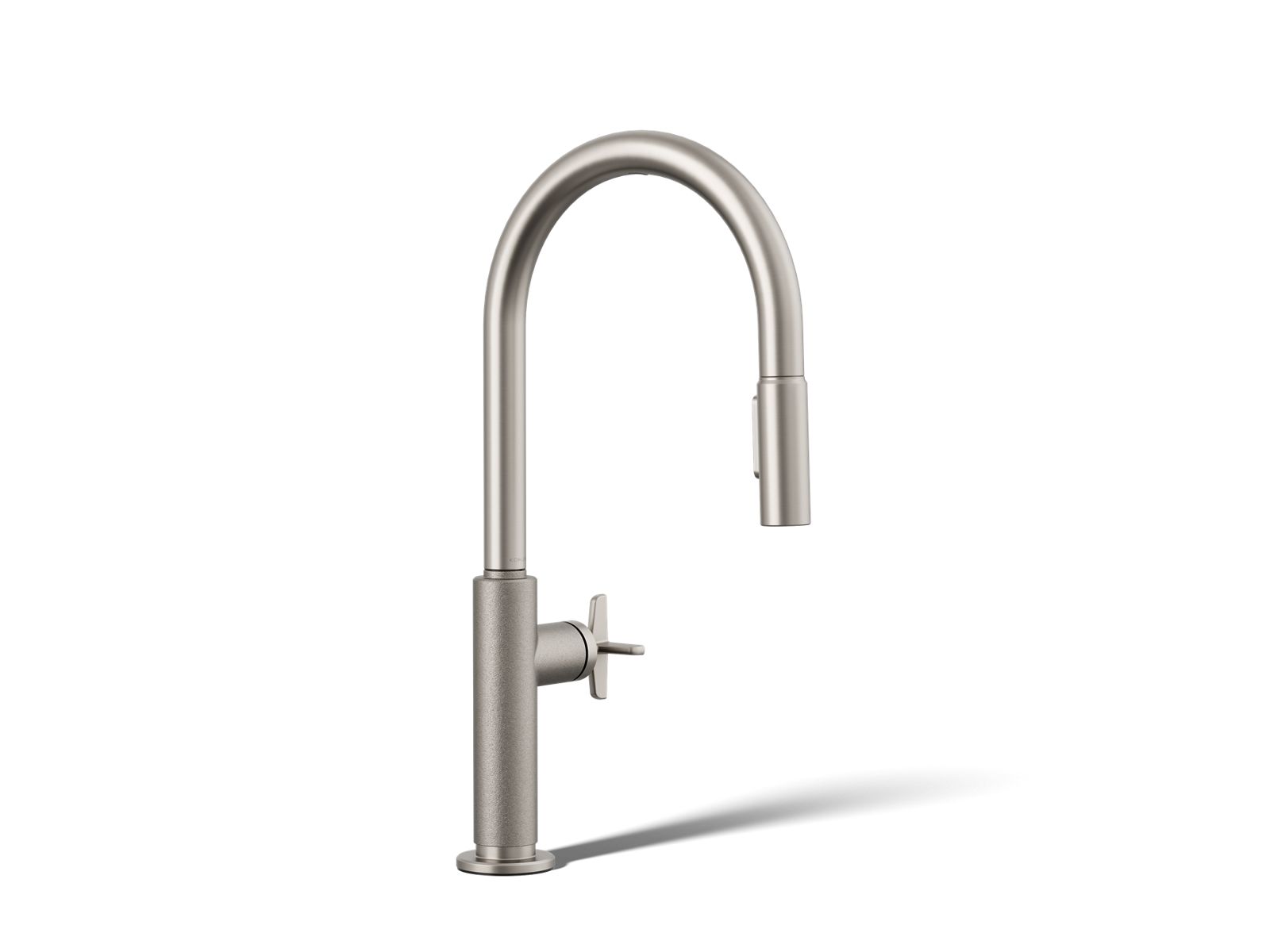 Billet Touchless pull-down kitchen sink faucet with two-function sprayhead - K-28670-3RT2-VS