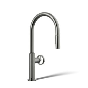 Billet Touchless pull-down kitchen sink faucet with two-function sprayhead - K-28670-9RT2-TT