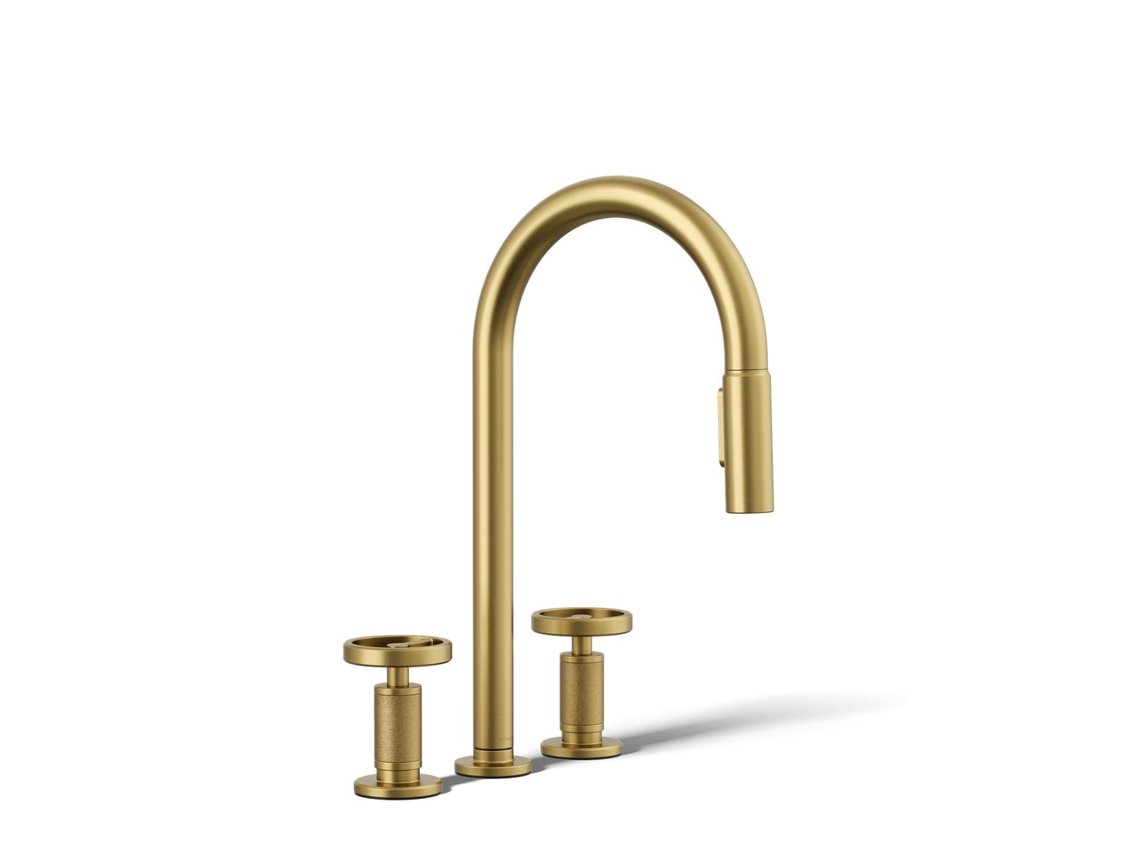Billet Pull-down kitchen sink faucet with two-function sprayhead - K-28671-9-2MB