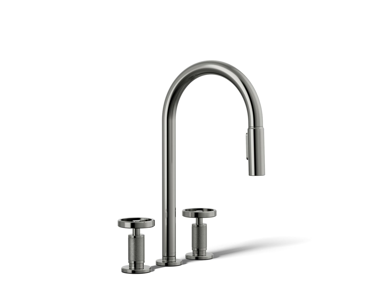 Billet Pull-down kitchen sink faucet with two-function sprayhead - K-28671-9-TT