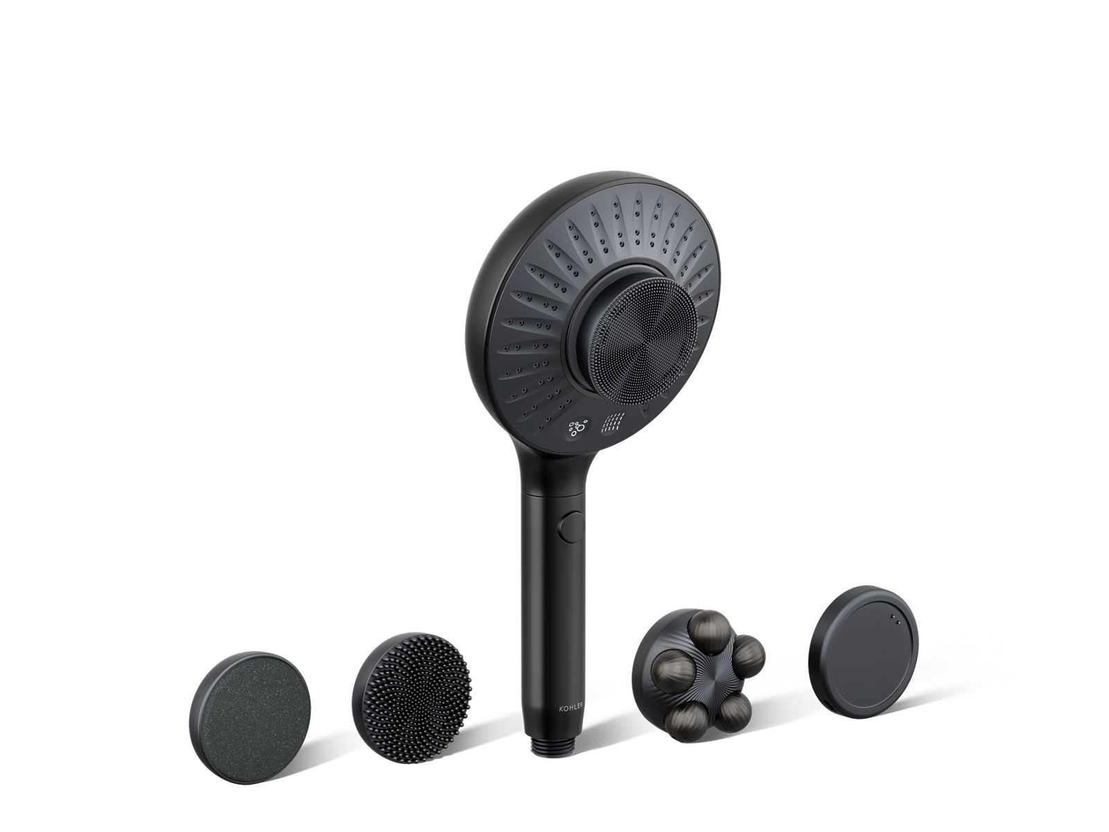 SpaViva Two-function handshower with all-in-one cleansing device, 2.5 gpm - K-28682-Y-BL