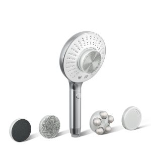 SpaViva Two-function handshower with all-in-one cleansing device, 1.75 gpm - K-28682-G-CP