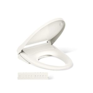 PureWash E930 Elongated bidet toilet seat with remote control - K-28821-96