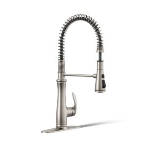 Bellera Semi-professional kitchen sink faucet with three-function sprayhead - K-29106-VS
