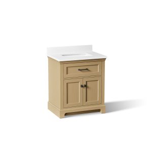 Charlemont 30" bathroom vanity cabinet with sink and quartz top - K-29260-BD1-WEK