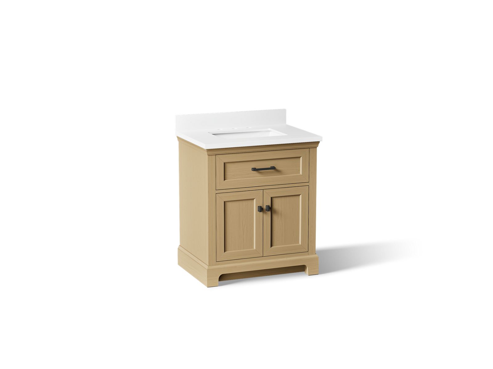 Charlemont 30" bathroom vanity cabinet with sink and quartz top - K-29260-BD1-WEK