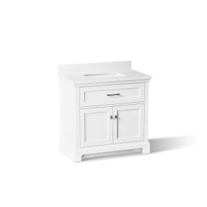 Charlemont 36" bathroom vanity cabinet with sink and quartz top - K-29261-BD1-0