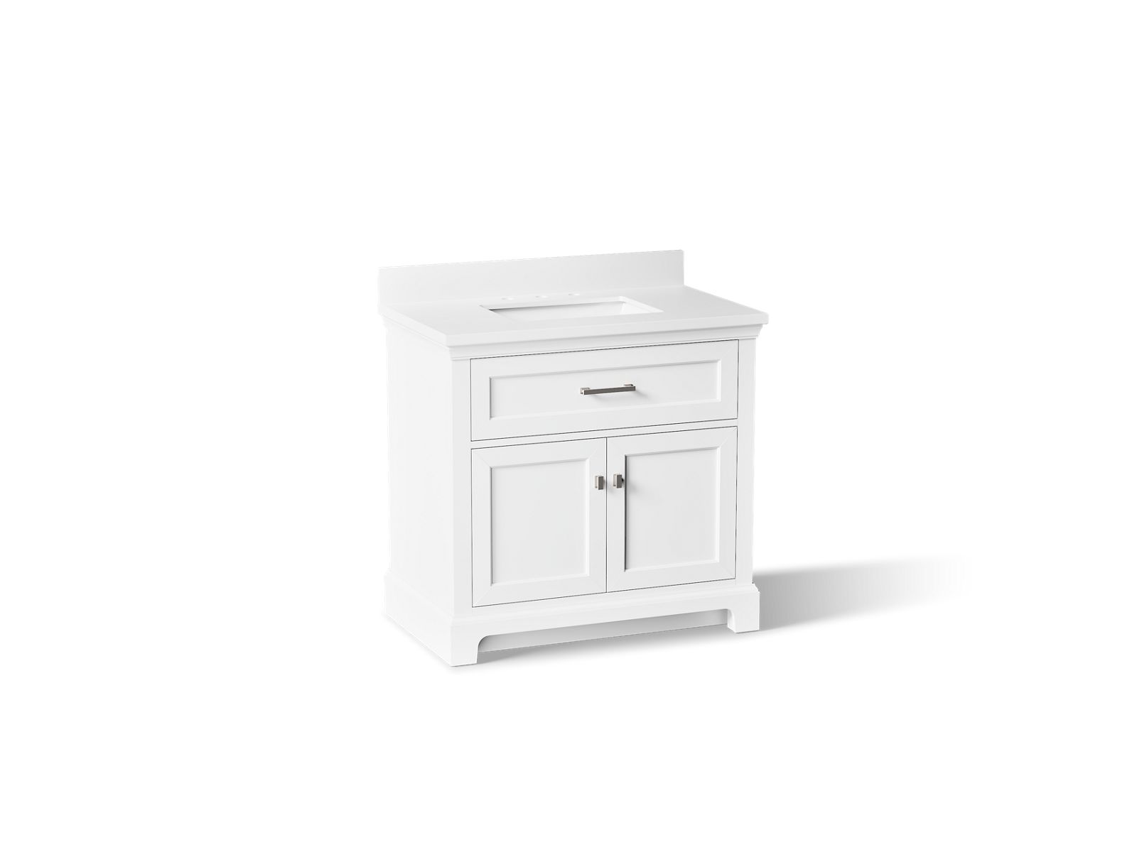 Charlemont 36" bathroom vanity cabinet with sink and quartz top - K-29261-BD1-0