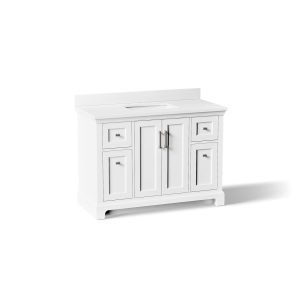 Charlemont 48" bathroom vanity cabinet with sink and quartz top - K-29262-BD1-0