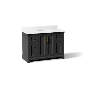 Charlemont 48" bathroom vanity cabinet with sink and quartz top - K-29262-BD1-DWG