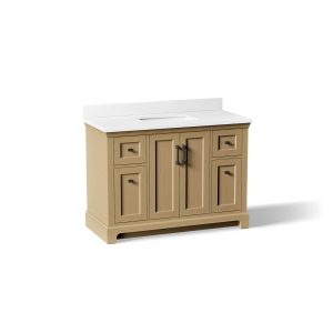 Charlemont 48" bathroom vanity cabinet with sink and quartz top - K-29262-BD1-WEK