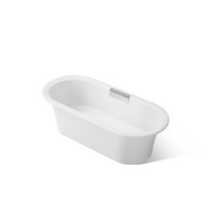 Volute 63" x 28-3/8" freestanding bath with base - K-29326-0-0