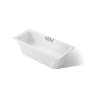 Volute 63" x 28-3/8" freestanding bath with base - K-29328-0-0