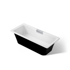 Volute 63" x 28-3/8" freestanding bath with base - K-29328-P5-0