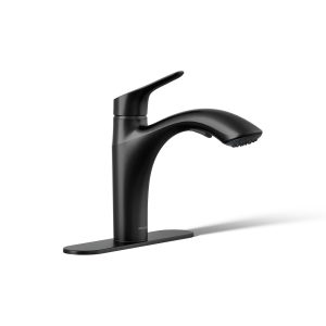 Rival Pull-out kitchen sink faucet with two-function sprayhead - K-30468-BL