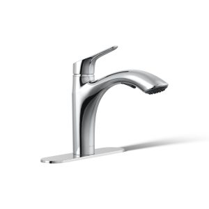 Rival Pull-out kitchen sink faucet with two-function sprayhead - K-30468-CP